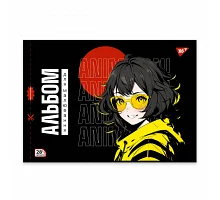 Альбом для малювання А4 28 скоба з перфорацією Anime YES (130587)