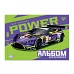 Альбом для малювання А4 12 скоба з перфорацією Sport car YES (130602)