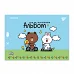 Зошит для малювання А4 28 скоба з перфорацією Line Friends YES (130605)