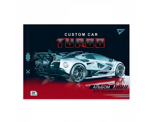 Зошит для малювання А4 28 скоба з перфорацією Cars YES (130606)