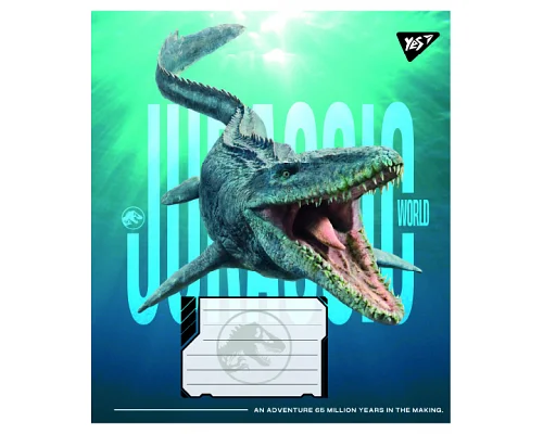Зошит учнівський загальний JURASSIC WORLD ALIVE А5 36 аркушів клітинка YES (767684)