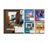 Зошит учнівський загальний Dream City А5 36 аркушів лінія YES (767702)