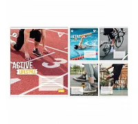 Зошит учнівський загальний Active lifestyle А5 48 аркушів клітинка YES (767712)