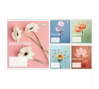 Зошит учнівський загальний Essence of Bloom А5 36 аркушів клітинка YES (767719)