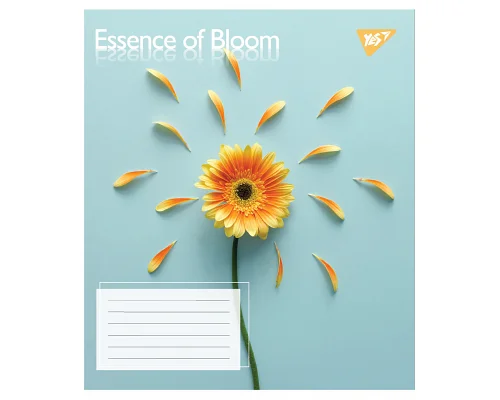 Зошит учнівський загальний Essence of Bloom А5 36 аркушів клітинка YES (767719)