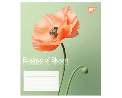 Зошит учнівський загальний Essence of Bloom А5 60 аркушів клітинка YES (767723)