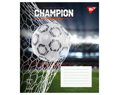 Тетрадь ученическая общая Champion А5 36 листов клетка YES (767825)