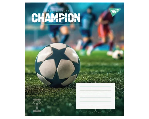 Зошит учнівський загальний Champion А5 48 аркушів лінія YES (767828)