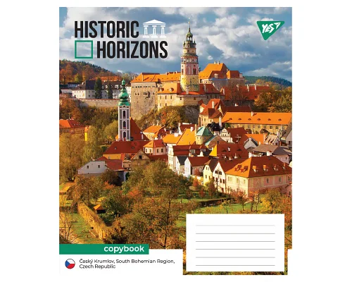 Зошит учнівський загальний Historic Horizons А5 36 аркушів лінія YES (767884)
