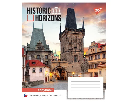 Тетрадь ученическая общая Historic Horizons А5 60 листов линия YES (767888)