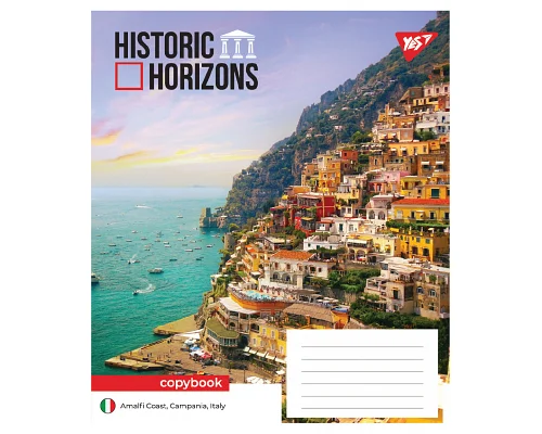 Тетрадь ученическая общая Historic Horizons А5 60 листов линия YES (767888)