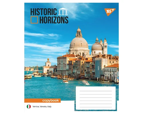 Тетрадь ученическая общая Historic Horizons А5 60 листов линия YES (767888)