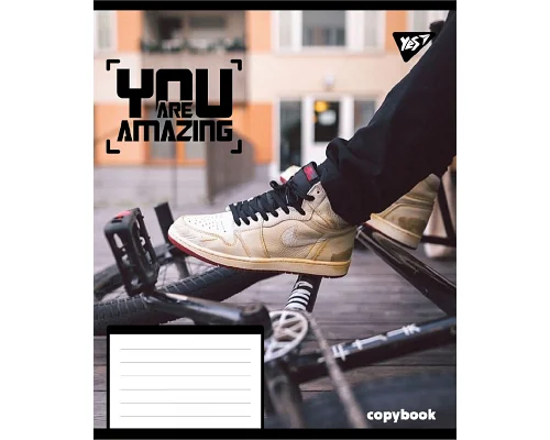 Тетрадь ученическая общая You are amazing А5 36 листов клетка YES (767940)