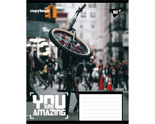 Тетрадь ученическая общая You are amazing А5 36 листов клетка YES (767940)