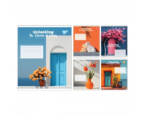 Зошит учнівський загальний Charm of Colors А5 60 аркушів лінія YES (767978)