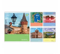 Зошит учнівський загальний Ukraine travel А5 60 аркушів лінія YES (768001)