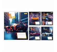 Зошит учнівський шкільний Be Fast А5 18 аркушів клітинка 1 Вересня (768007)