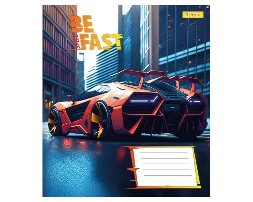 Тетрадь ученическая школьная Be Fast А5 18 листов клетка 1 Вересня (768007)