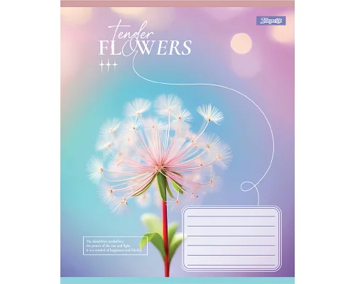 Зошит учнівський загальний Tender FlowersА5 48 аркушів клітинка 1 Вересня (768080)