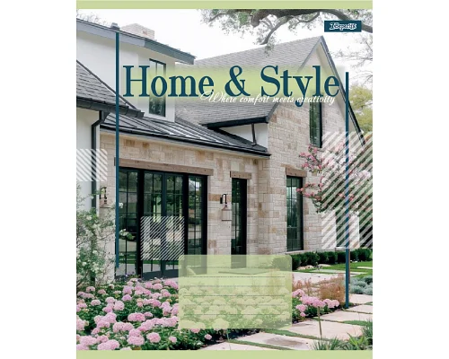 Зошит учнівський загальний Home & Styleg А5 60 аркушів клітинка 1 Вересня (768118)