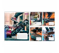 Зошит учнівський загальний Skateboarding А5 36 аркушів лінія 1 Вересня (768176)