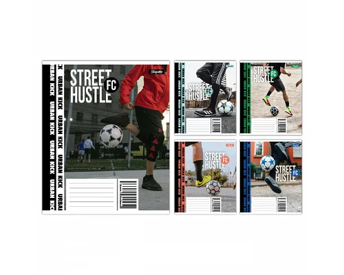 Зошит учнівський загальний Street Hustle А5 36 аркушів клітинка 1 Вересня (768215)