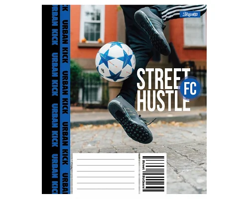 Тетрадь ученическая общая Street Hustleg А5 60 листов клетка 1 Вересня (768219)