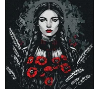Картина за номерами Жіноча сила art_selena_ua 40х40 Ідейка (KHO8572)