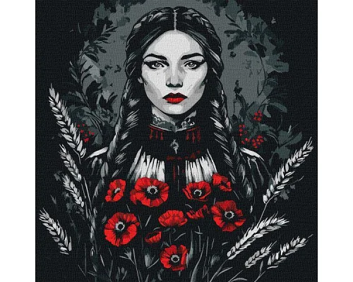 Картина за номерами Жіноча сила art_selena_ua 40х40 Ідейка (KHO8572)