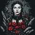 Картина за номерами Жіноча сила art_selena_ua 40х40 Ідейка (KHO8572)
