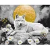 Картина за номерами Місячна тиша з фарбами металік extra art_selena_ua 40х50 Ідейка (KHO6707)