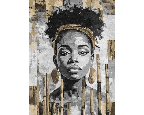 Картина по номерам Экзотический монохром art_selena_ua 30х40 Идейка (KHO8566)