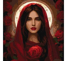 Картина по номерам Майская роза art_selena_ua 40х40 Идейка (KHO8578)