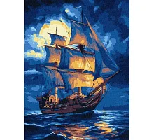 Картина за номерами Легенда хвиль art_selena_ua 30х40 Ідейка (KHO6372)