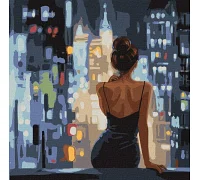 Картина за номерами Кінець вечірки art_selena_ua 40х40 Ідейка (KHO8579)