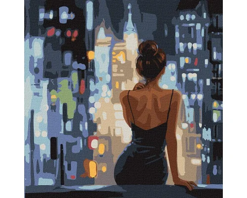 Картина за номерами Кінець вечірки art_selena_ua 40х40 Ідейка (KHO8579)