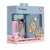 Набір пляшка та ланч-бокс з улюбленим персонажем Pusheen.<br />
Цей яскравий та стильний набір порадує будь-яку дитину та зробить прийом їжі веселим та зручним!<br />
Дизайн із улюбленим персонажем Pusheen стане відмінним доповненням до шкільного рюкзака 