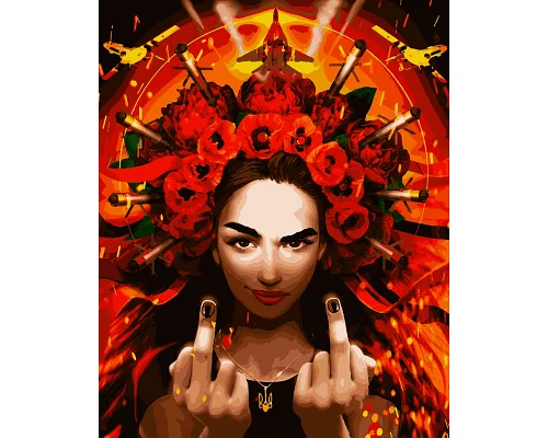 Картини за номерами Непереможна katiewatersell_art 40*50 см (PN2305)