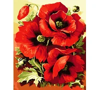 Картини за номерами Яскраві маки 40*50см (PN6509)