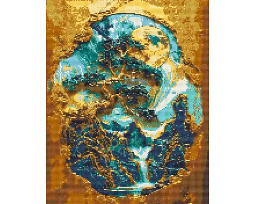 Алмазна мозаїка Незвичайне дерево 40x50 см Орігамі (OD3406)