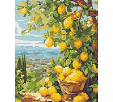 Алмазна мозаїка Лимонне дерево 40x50 см Орігамі (OD3490)