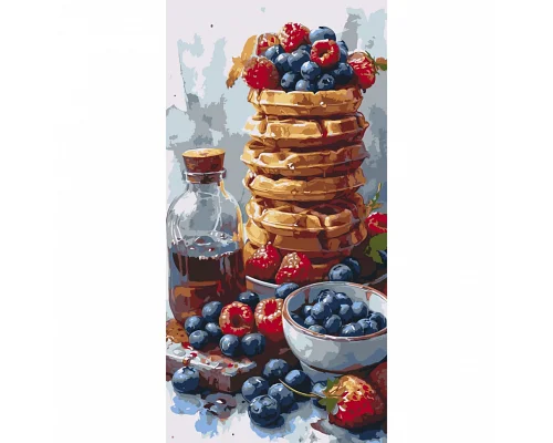 Картина за номерами Натюрморт Солодкі вафлі 40х80 см Art Craft (12035-AC)