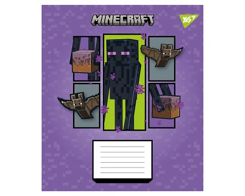 Зошит учнівський шкільний Minecraft Arrows А5 18 аркушів лінія YES (767574)