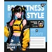 Зошит учнівський загальний Brightness style А5 48 аркушів лінія YES (767762)