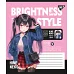 Зошит учнівський загальний Brightness style А5 48 аркушів лінія YES (767762)