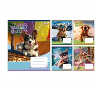 Зошит учнівський шкільний Travelers А5 18 аркушів лінія 1 Вересня (768141)
