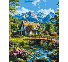 Картина по номерам Альпийская гармония 40х50 см Оригами (LW3492)