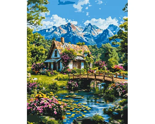 Картина по номерам Альпийская гармония 40х50 см Оригами (LW3492)