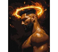 Картина по номерам Профиль мужественности art_selena_ua 40х50 Идейка (KHO8613)