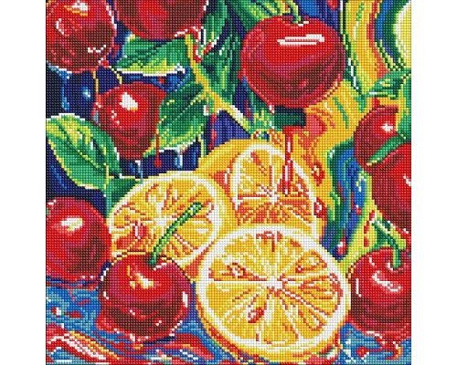 Алмазна мозаїка Соковита насолода art_selena_ua 40х40 Ідейка (AMO8252)